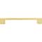 Jeffrey Alexander 160 mm Center-to-Center Brushed Gold Square Sutton Cabinet Bar Pull 635-160BG - alternate 2